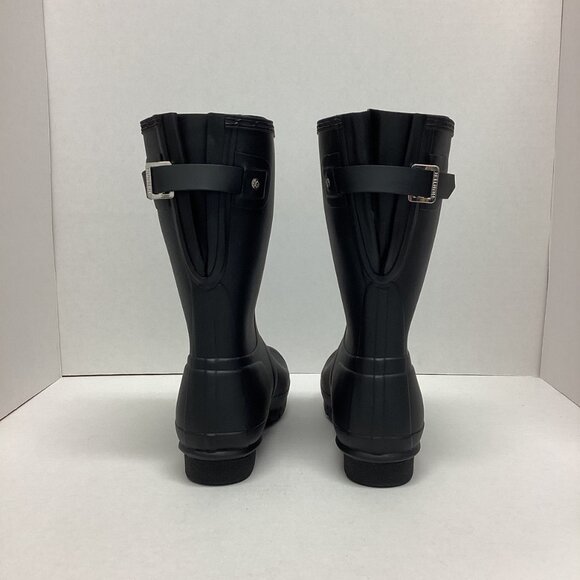 Hunter Women's Original Back Adjustable Short Boots in Size 8, WFS1013RMA-BLK(1) - Picture 7 of 12